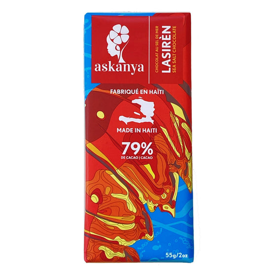 Lasirèn Sea Salt Chocolate Bar (79% Cacao)