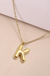 Balloon Initial Necklace