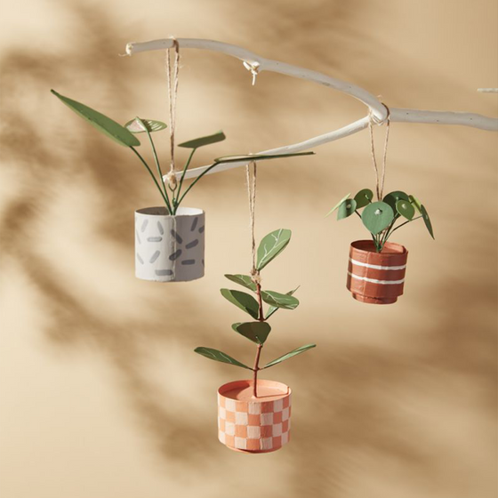 Plants Ornament Set