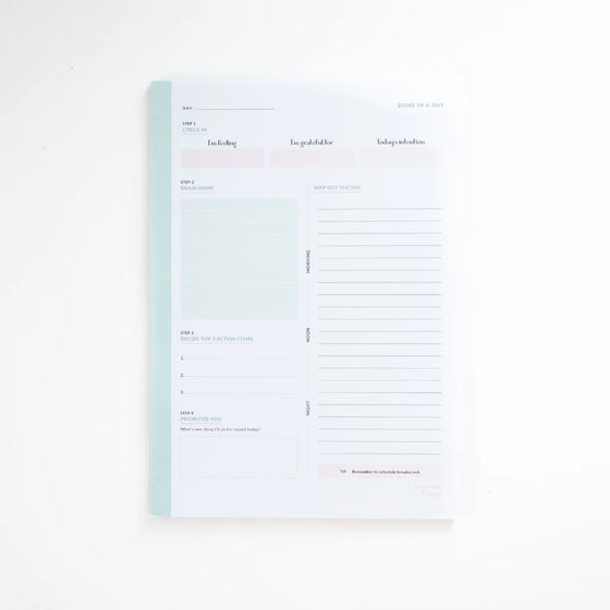 DONE IN A DAY PLANNING PAD