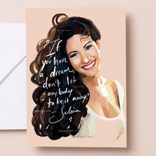  Selena Greeting Card